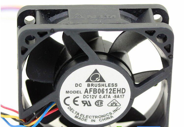 台达AFB0612EHD60206cm12V0.47A双滚珠PWM调速测速散热风扇