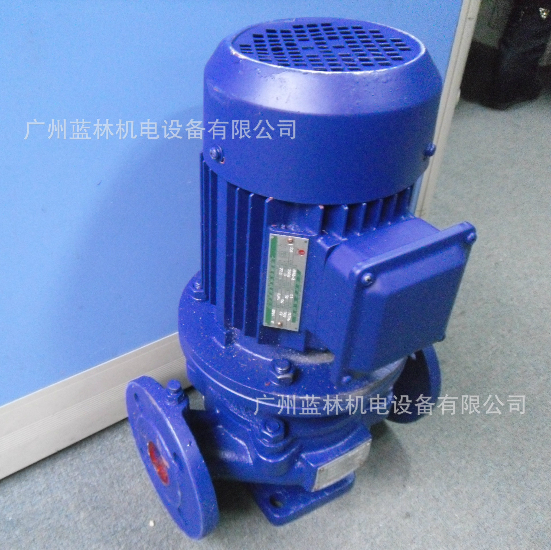 铸铁立式管道泵ISG32-160A立式单级管道泵高温热水循环泵