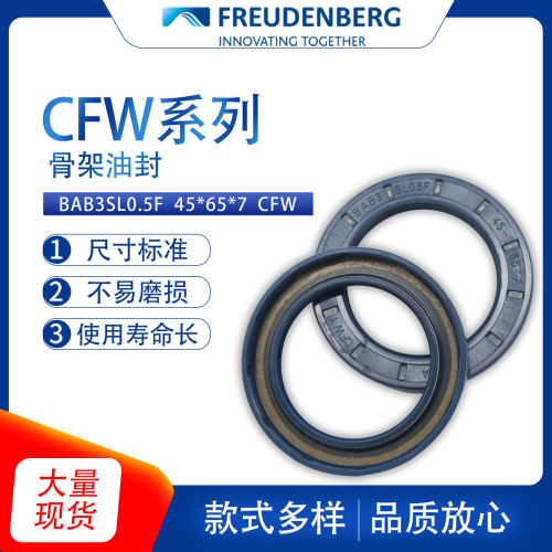 德国CFW原装BAB3SL0.5F尺寸45*65*7骨架油封密封件耐油耐磨现货