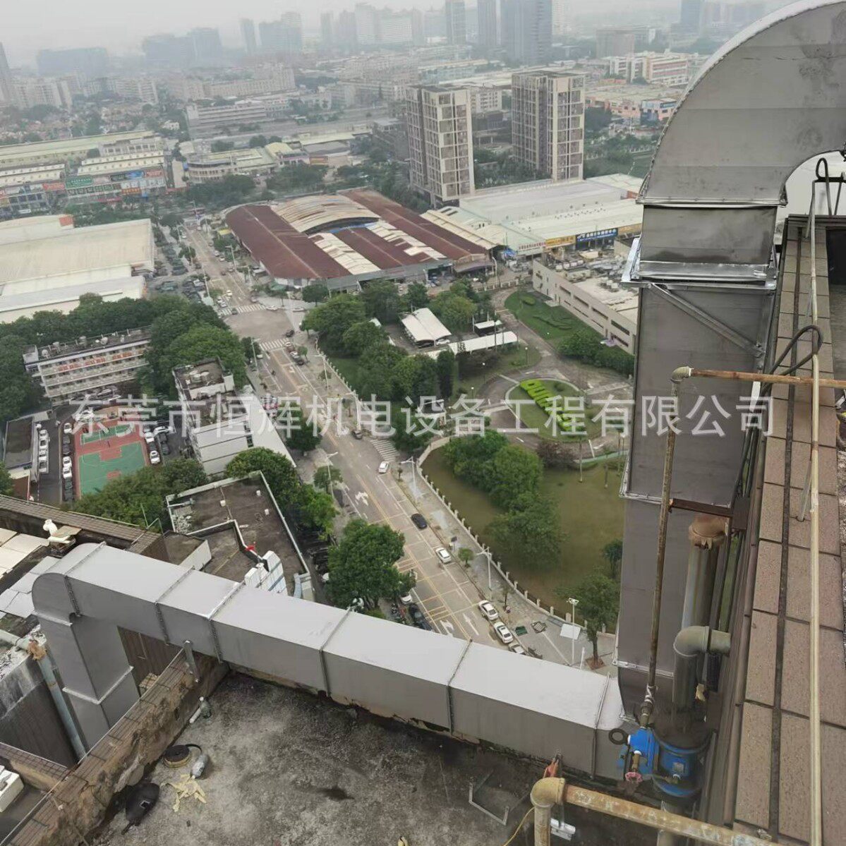 油烟风管安装抽油烟管道厨