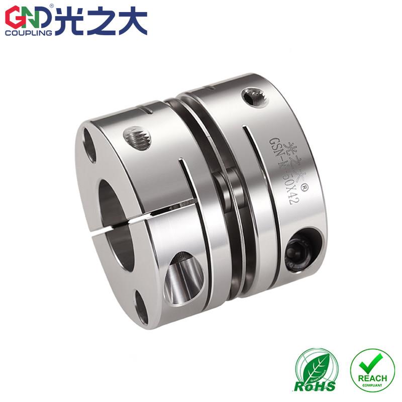 光之大 铝合金单膜片联轴器GSN-M铆钉款 圆形弹片精密弹性联轴器