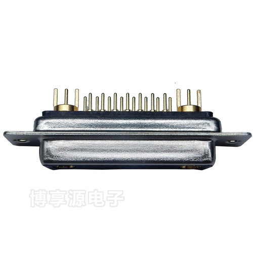 D-SUB17W2母头180°直插同轴头