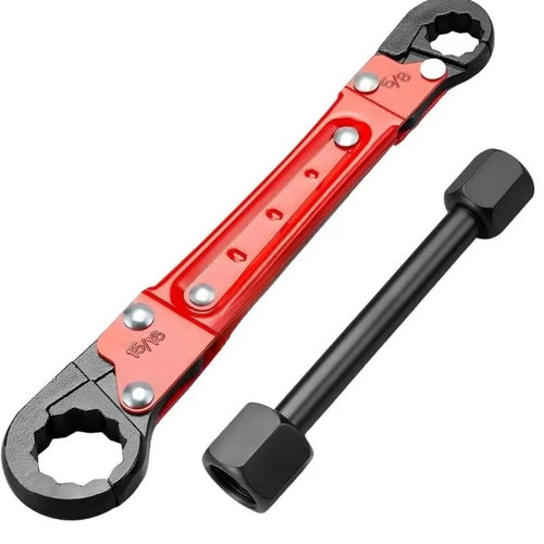 红黑色管道工具角度止动扳手管道扳手管道工具角度停止扳手