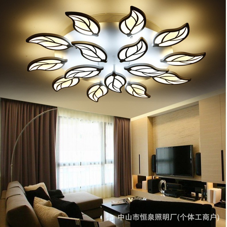 led吸顶灯 现代亚克力灯简约创意个性灯饰客厅餐厅卧室灯具批发