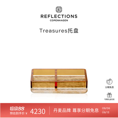Reflections Copenhagen反射哥本哈根收纳置物装饰北欧水晶托盘