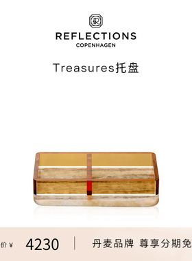 Reflections Copenhagen反射哥本哈根收纳置物装饰北欧水晶托盘