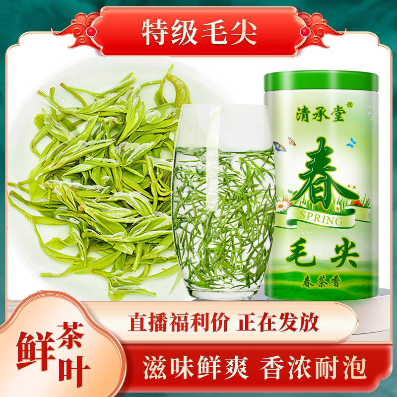 清承堂绿茶茶叶特级散装2026新茶叶毛尖茶叶春茶茶包250g