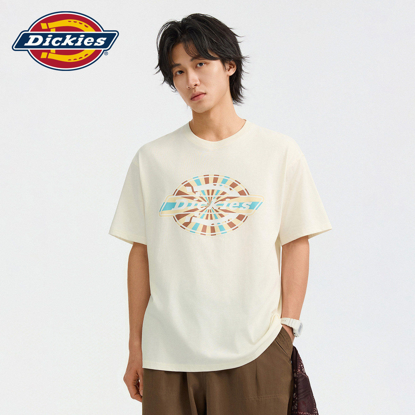 Dickies帝酷适男女情侣同款短袖朝牌T恤男夏季新款时尚宽松百搭J