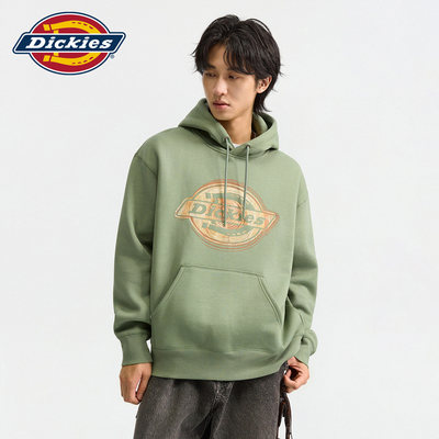 Dickies美式复古连帽宽松卫衣