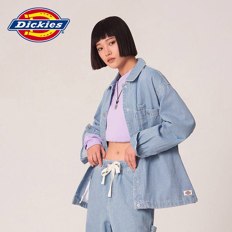 Dickies商场同款 新品工装灵感秋冬新款女式落肩多口袋休闲夹克