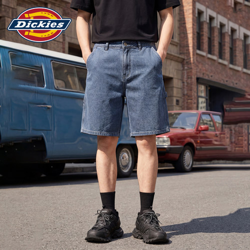 Dickies帝酷适2026新品男士纯棉休闲牛仔短裤迪克斯牛仔短裤情侣