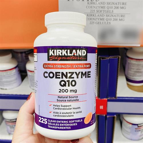 Z加拿大直邮Kirkland可兰Q10辅酶200mg*225粒中老年心脏保健