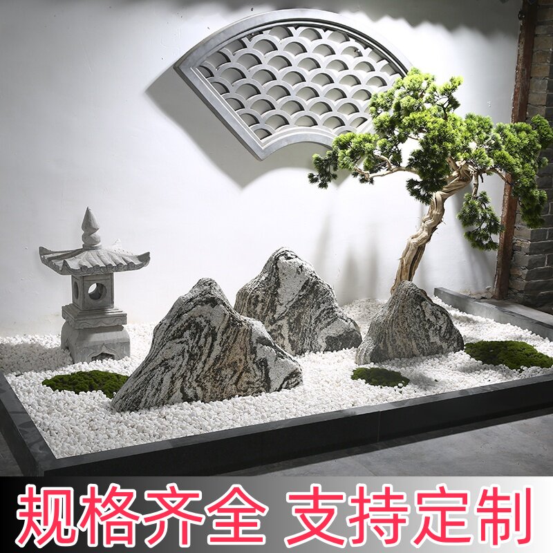 天然庭院泰山石雕大型造景雪浪石石雕