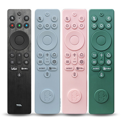 适用于TCL雷鸟遥控器保护套鹤6pro加厚硅胶套Q10K透明全包防尘