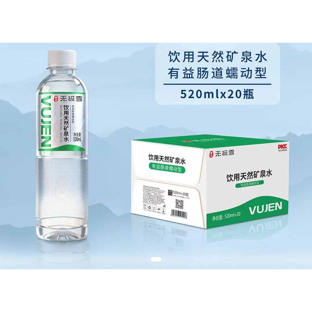 黄山无极雪矿泉水520ml*20瓶
