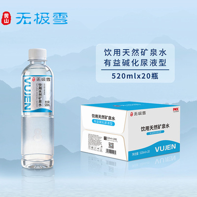 无极雪天然矿泉水520ml×20瓶