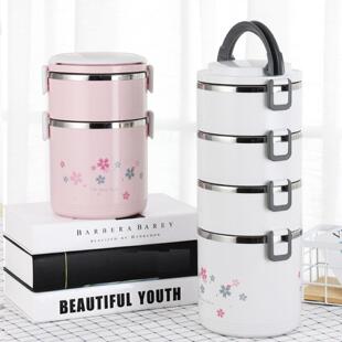 多层保温饭盒大容量不锈钢保温桶学生超长上班族便当餐盒