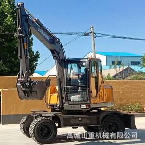 厂家直营7吨多用途挖掘机75轮式挖掘机驾乘环境舒适