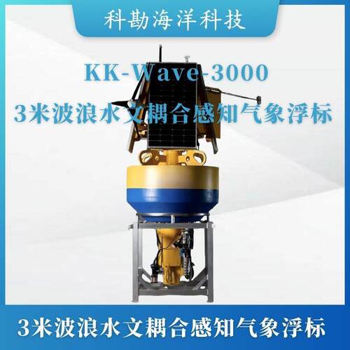 3米波浪水文耦合感知气象浮标集成波浪气象多参水质传感器可拓展