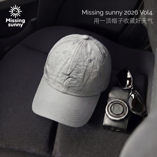 【Missing sunny】户外速干棒球帽男女春夏轻薄防晒鸭舌帽透气