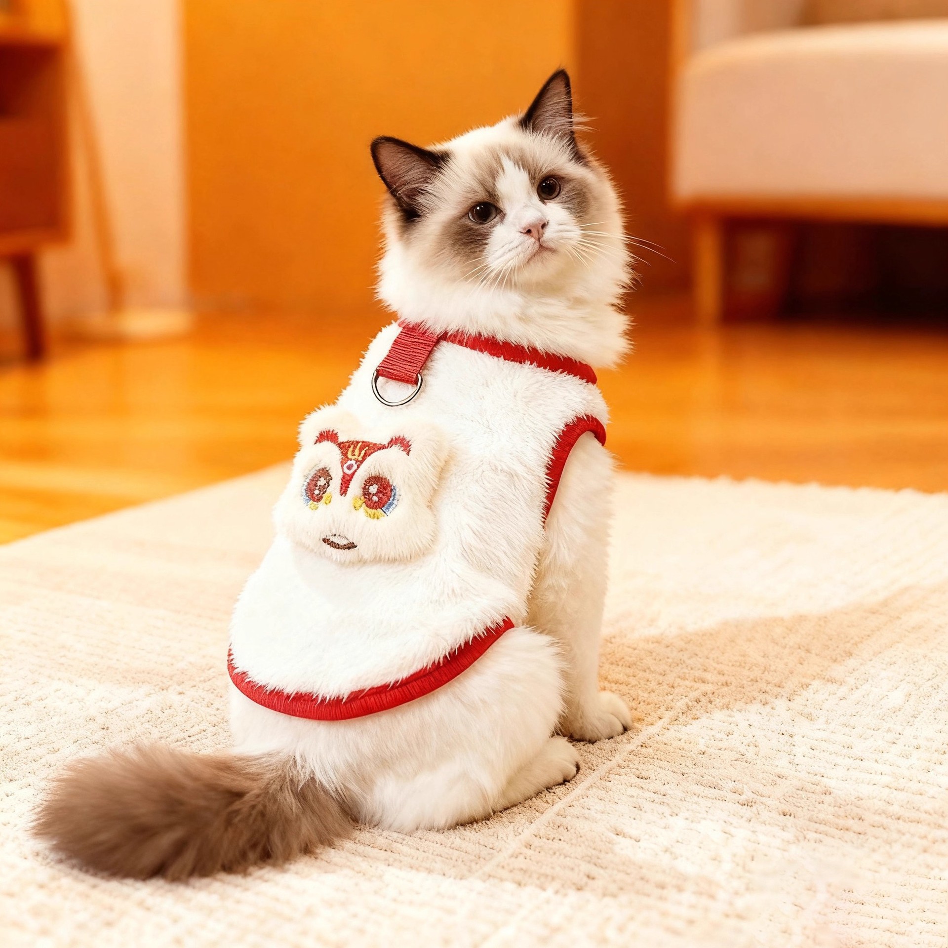 新款猫咪狗狗中小型犬冬装比熊