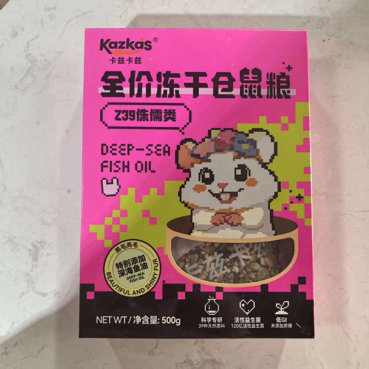 咔滋鼠粮小宠小仓鼠冻干主粮金