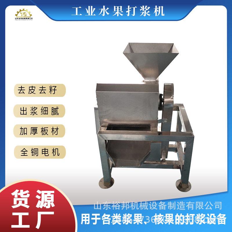 芒果去皮去核打浆机果浆加工粉碎设备橘子红枣樱桃去籽榨汁机