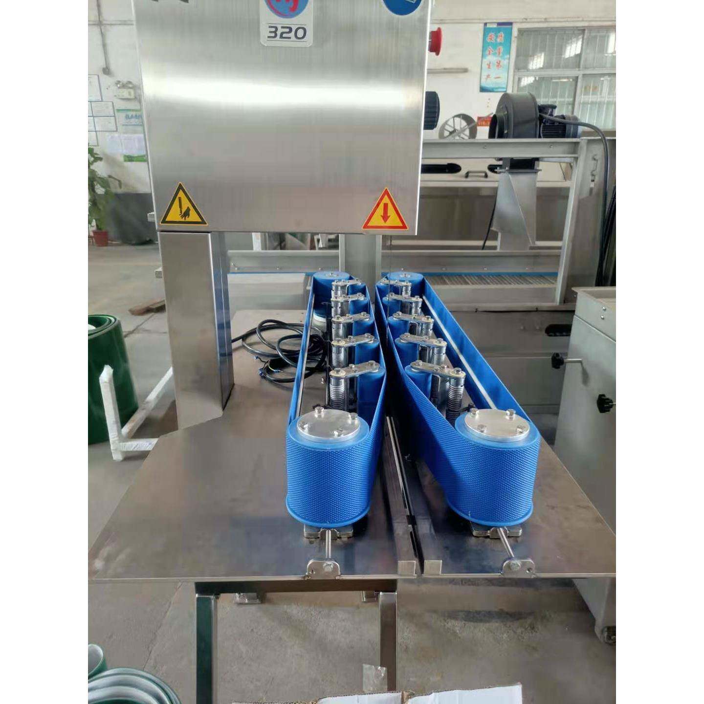 猪分瓣机器猪脚祥九瑞盈开半机熟鸡胸分半机蹄切猪机器冻肉肘子锯