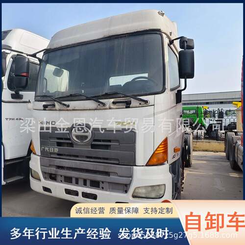 贸易二手非洲25吨陕汽德龙F3000 56110轮2轮型渣土自卸车 1牵重