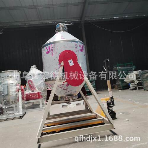 蝶阀粉末颗粒混料鼓机 不锈钢式搅HD-300拌机 闭封式物粉状料混合