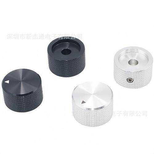 25X15实心全铝旋钮帽金属旋钮影音音响胆机CD音量调节旋钮内孔6mm
