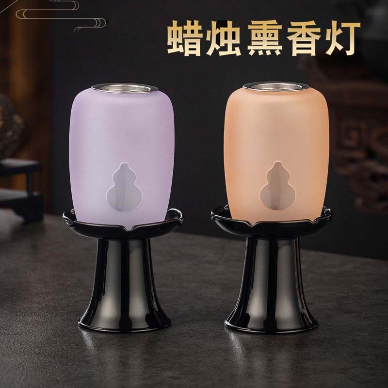 沉香玻璃香薰炉静坐打禅