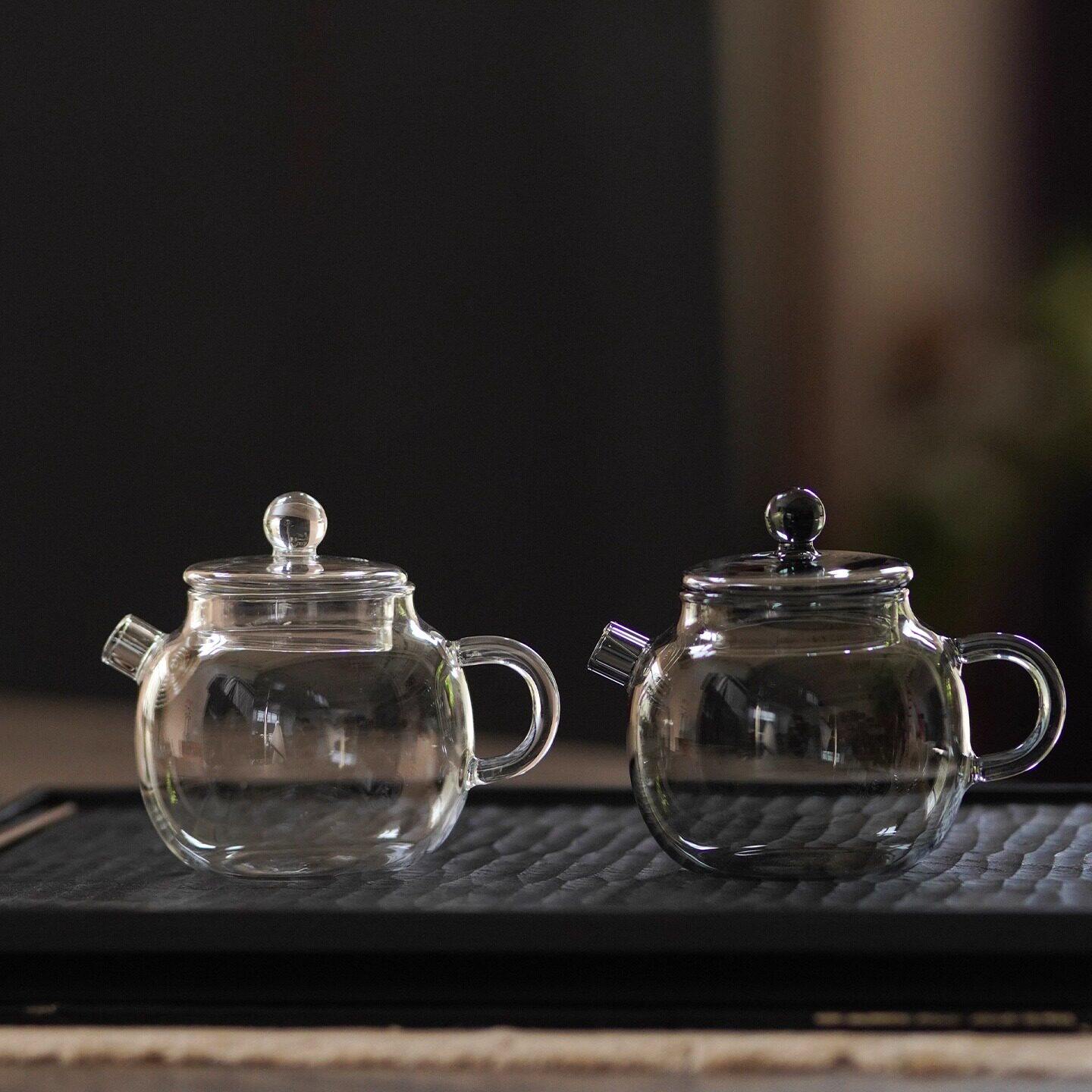 玻璃泡茶迷你小茶壶一人用功夫茶茶具l绿茶专用透明茶器单壶