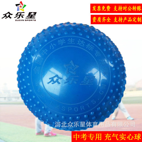 众乐星充气实心球正品直销