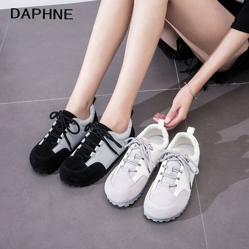 达芙妮厚底小白鞋女2026新款网红休闲运动鞋时尚百搭春秋季超轻鞋