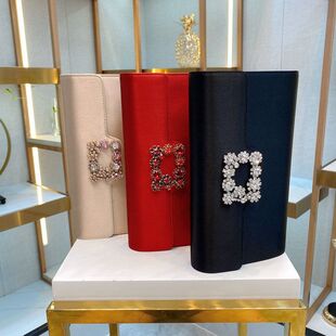 斜挎简约大气晚宴包优雅链条手拿包宴会包气质礼服时尚百搭女士