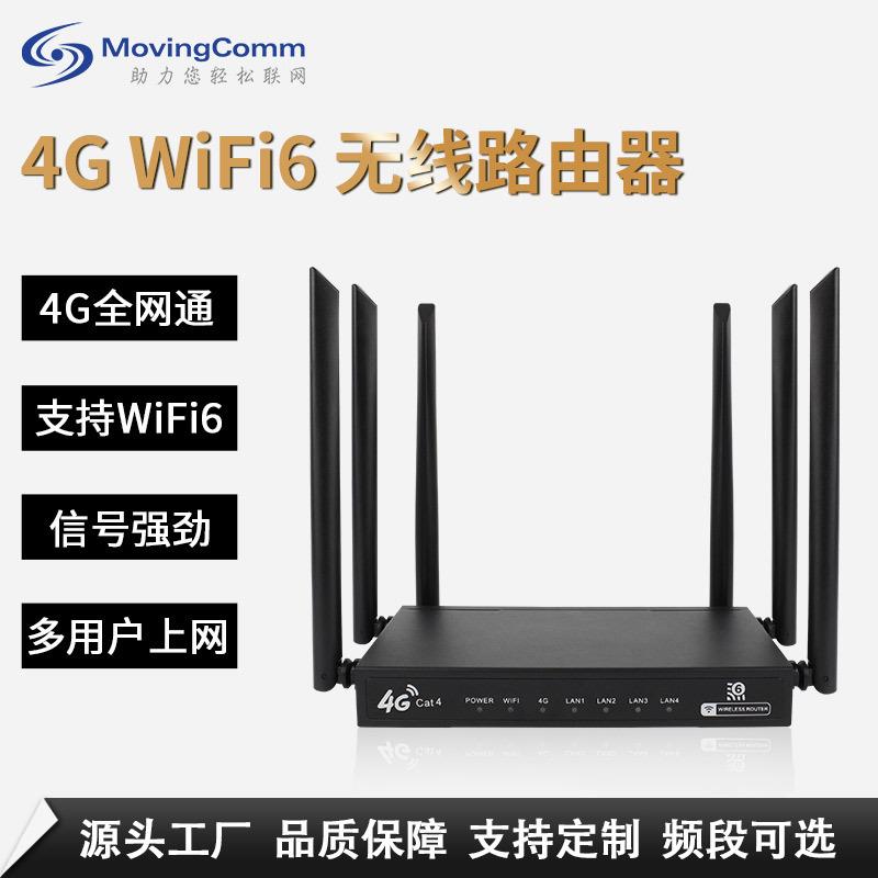 家用无线300M四网口全网通用可支持广电卡移动wifi6路由器4GCPE