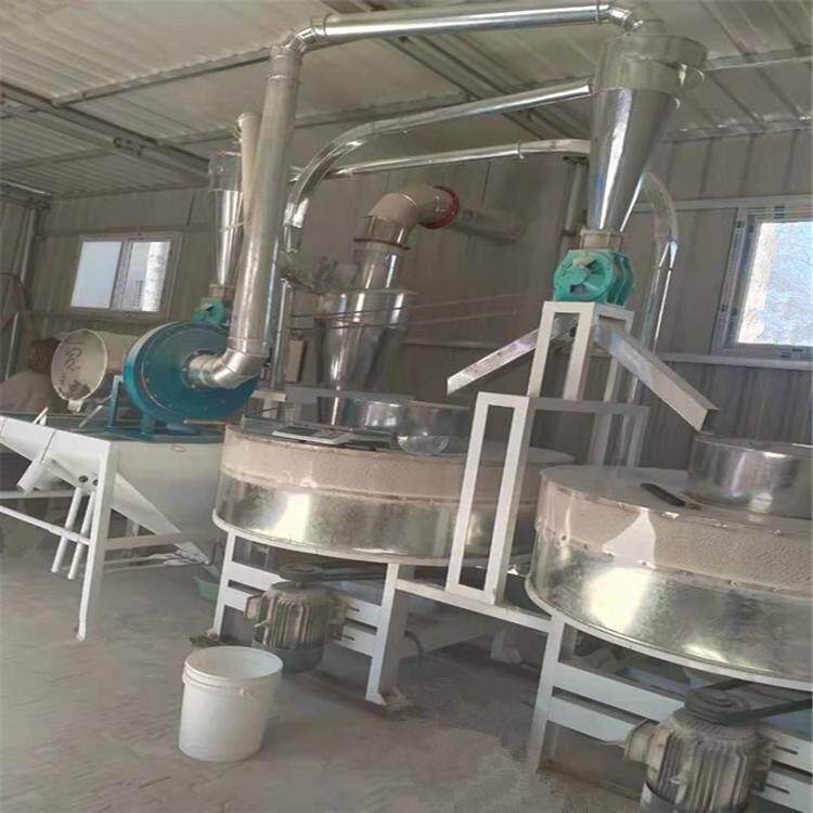 绿豆黄豆淀粉石磨磨粉机小麦玉米打粉机石磨面粉机成套设备