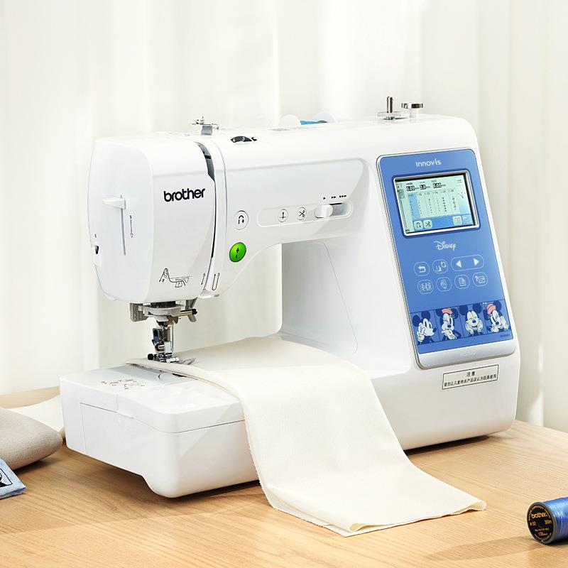 弟牌939商电脑家用纫兄机刺绣用单缝头绣字M380D缝纫绣花一体机电
