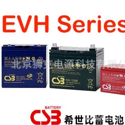 2V75AH希世比 CSB 1蓄电池 EVX 12750 深循环希世比 C 备用电 源