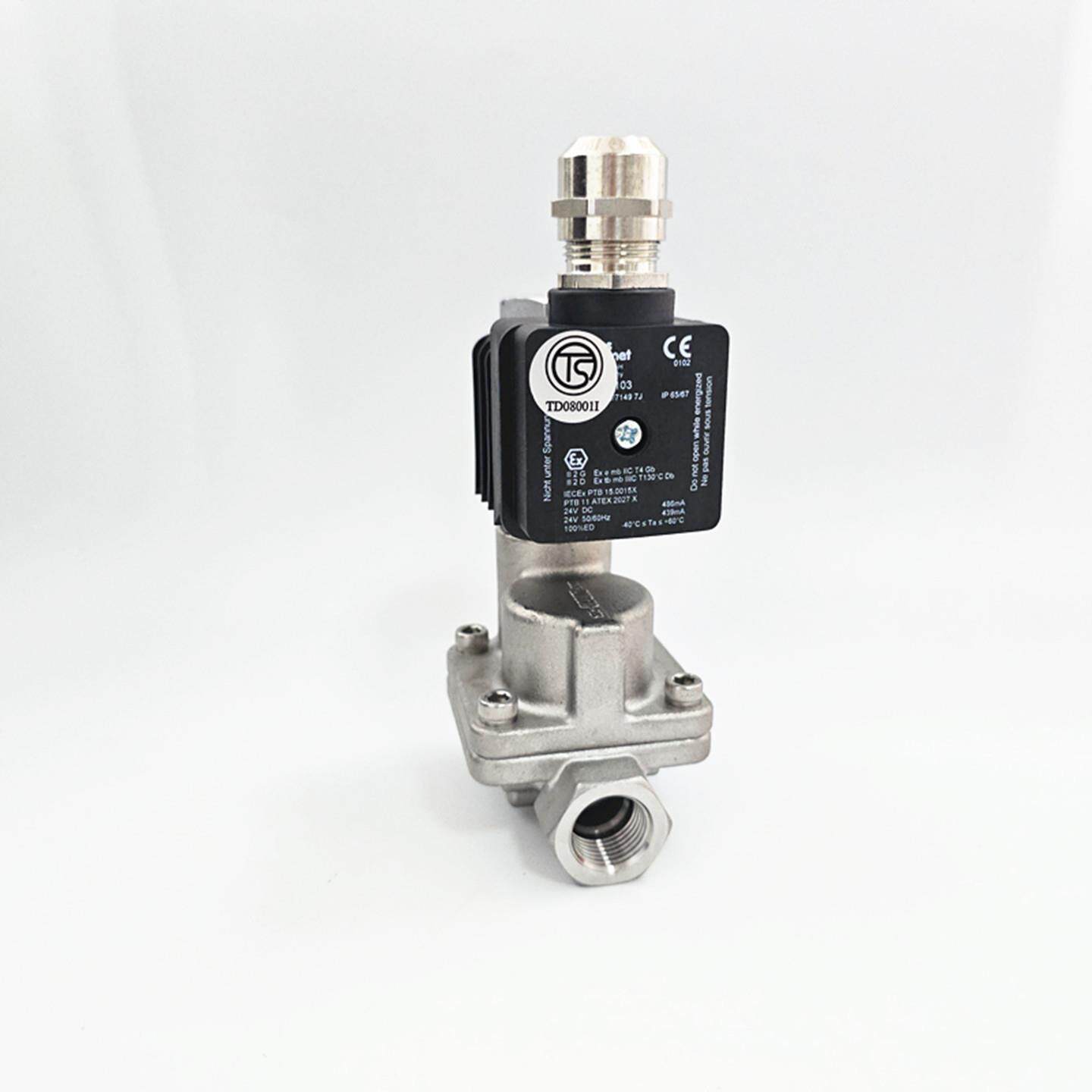 原装U台NID 湾鼎机 -防爆电磁阀 不锈钢-316L SKS15 AC2EQC20V DC