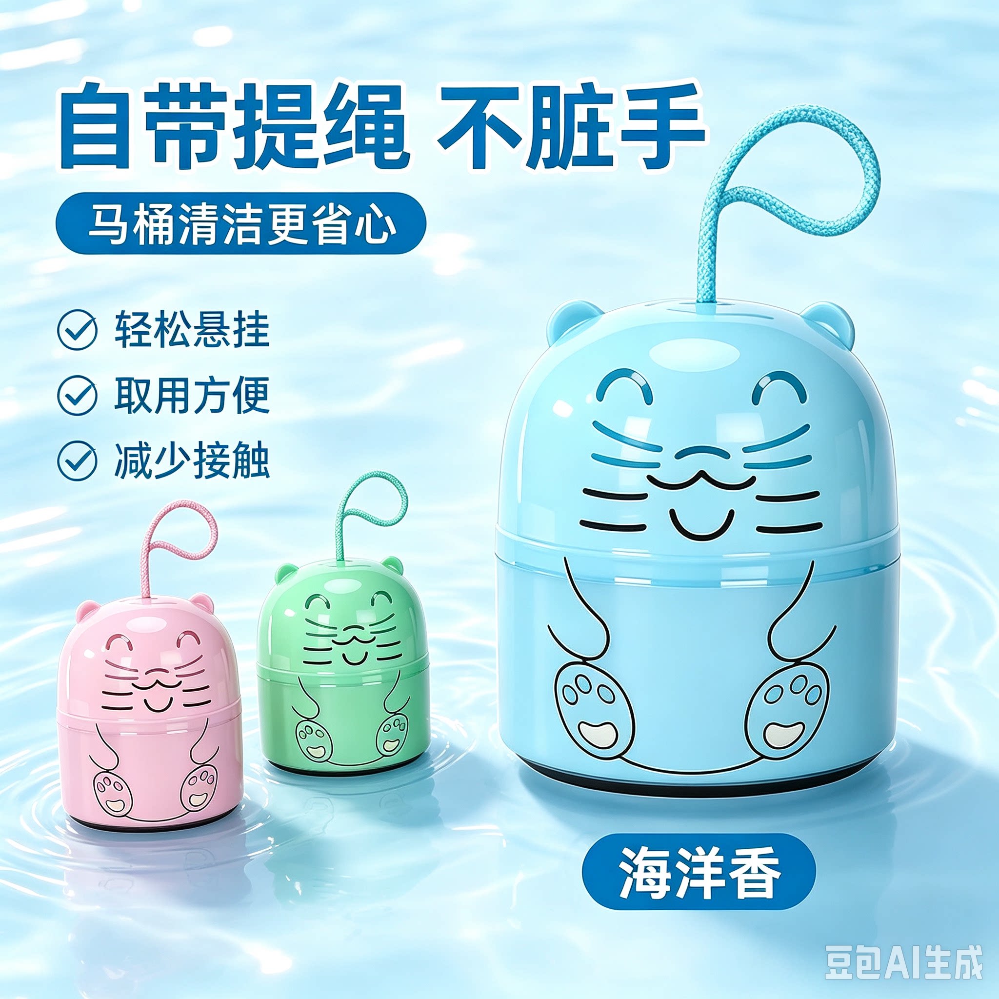 【有效杀菌%99】升级款花香洁厕马桶除味凝胶持久除垢JM