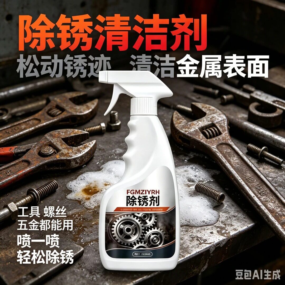 【新升级】金属除锈剂喷雾家用工业去锈自行车链条门锁五金工具zy
