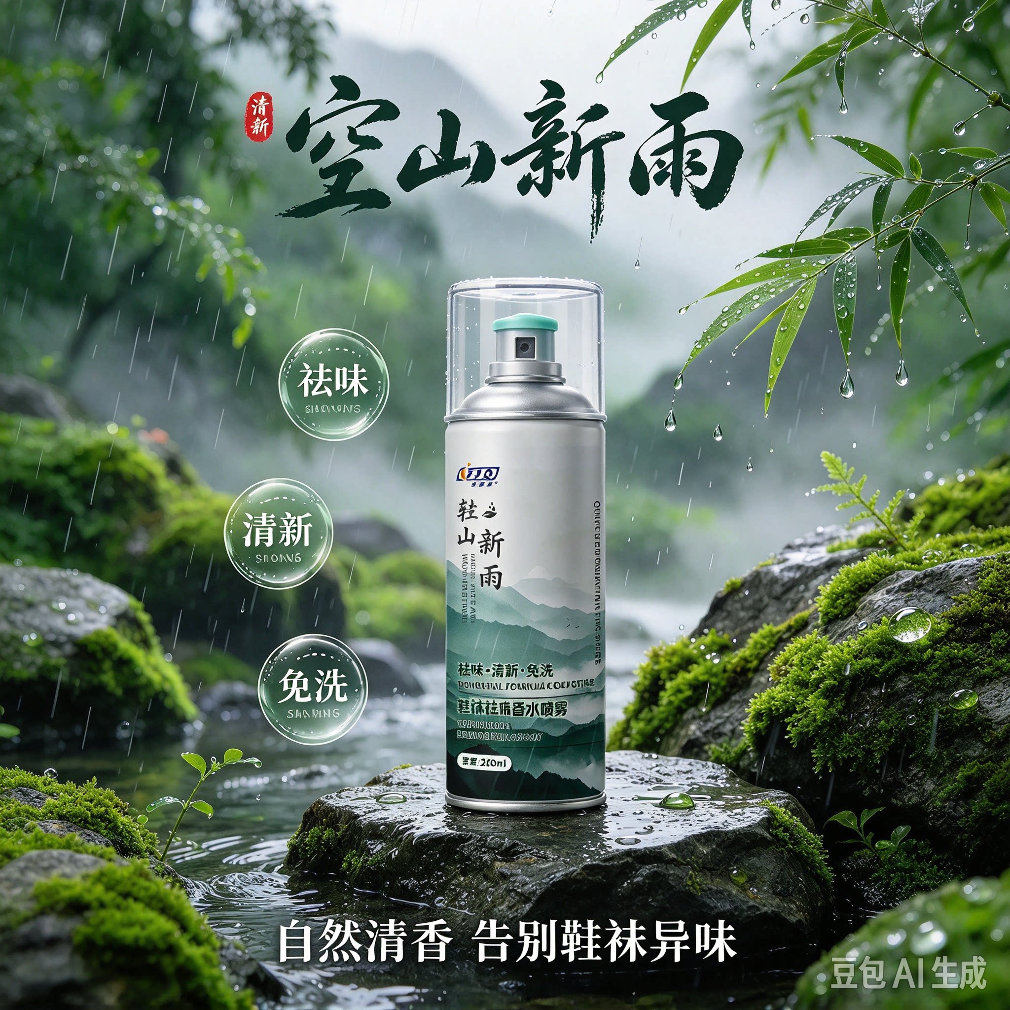 新升级家用留香空山新雨绿茶香味多场景使用除菌去除家中异味JM2