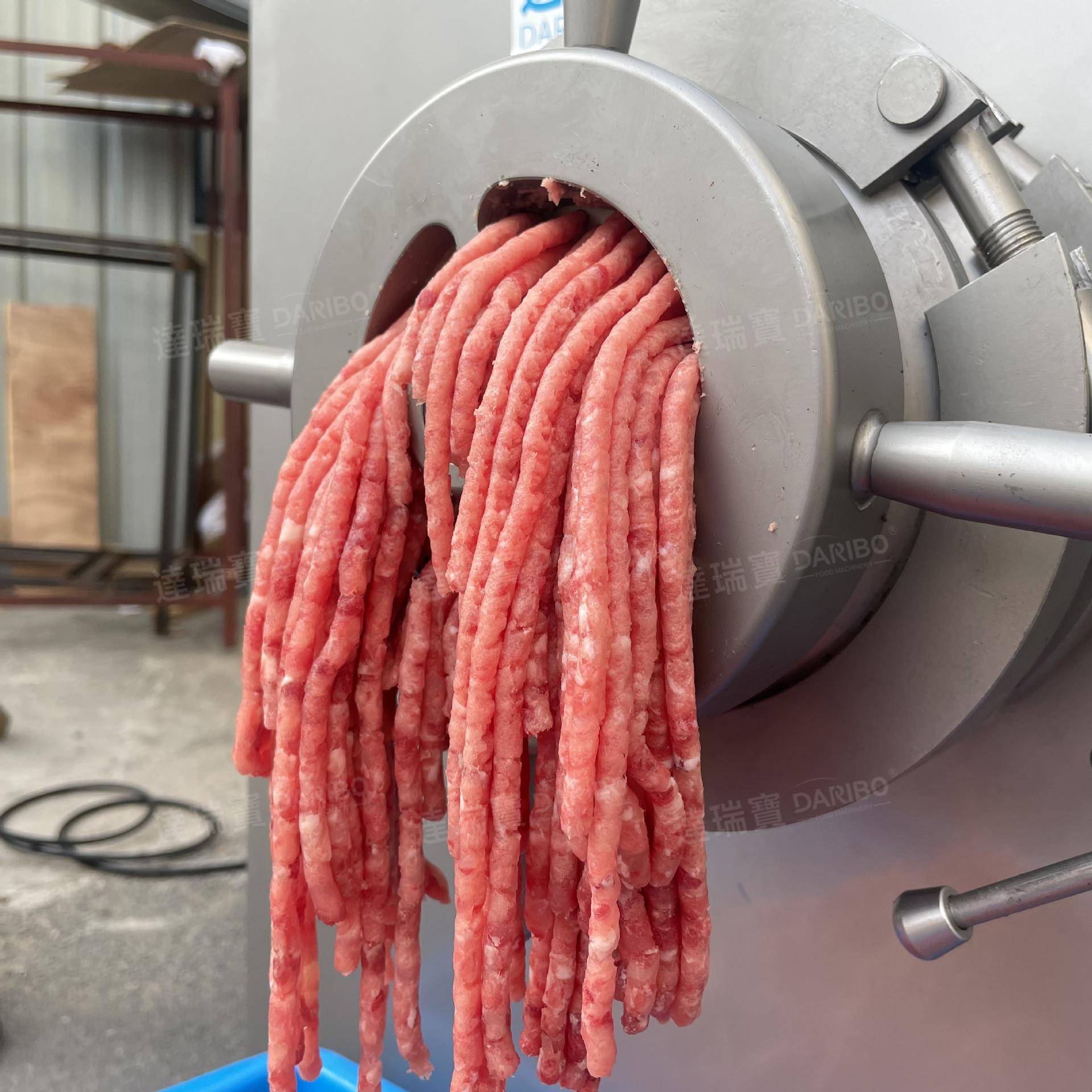 *商用大型立式绞肉机饺子包子绞馅机香肠肉饼工厂冷冻绞肉设备