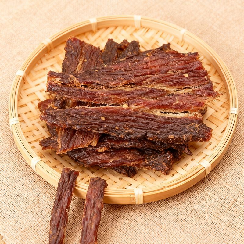 云南牛肉干巴傣族特产小锤手撕牛肉干原味火烧牛干巴休闲零食小吃