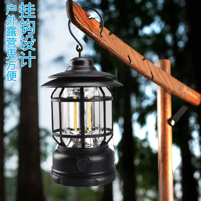 【精工品质】户外氛围灯超长续航复古照明马灯充电挂式手提灯ZP