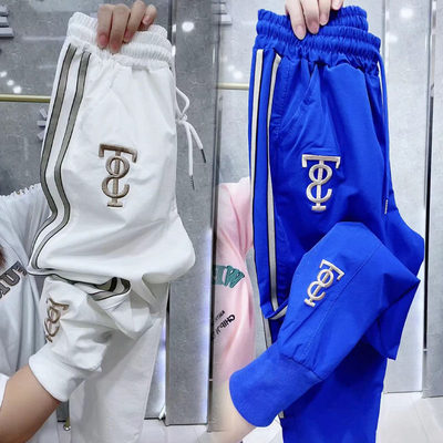 速干运动裤女夏季薄款宽