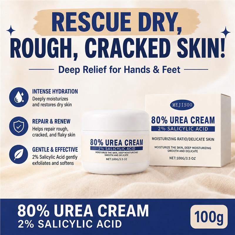 外贸尿素霜Urea Cream100g秋冬防干保湿补水滋润面霜手足霜跨境图片