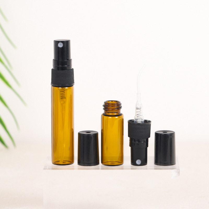 厂家直销棕色玻璃喷雾试用装2ml3ml5ml10ml香水分装小样